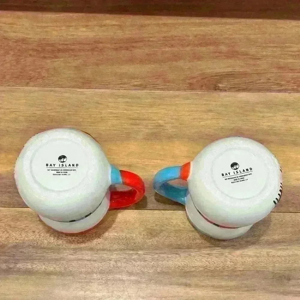 Set of 2 Bay Island Snowman Mugs - Picture 3 of 9